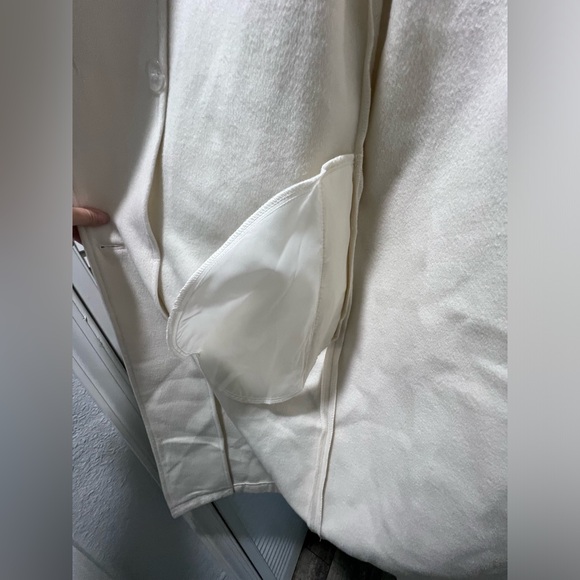 Cocoon Drape Front Coat - Picture 4 of 6